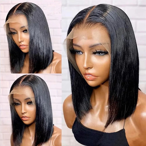 13x4 Transparent Lace Wig Deep 14" #Natural